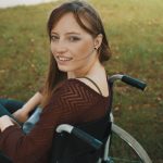 Differently-abled woman
