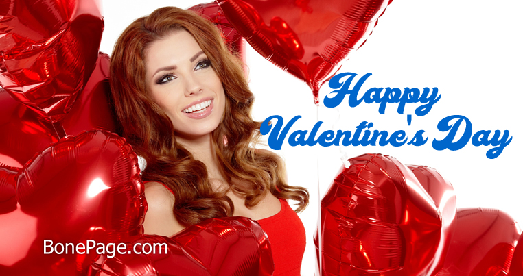 Happy Valentine's Day from your sexy friends at BonePage.com!